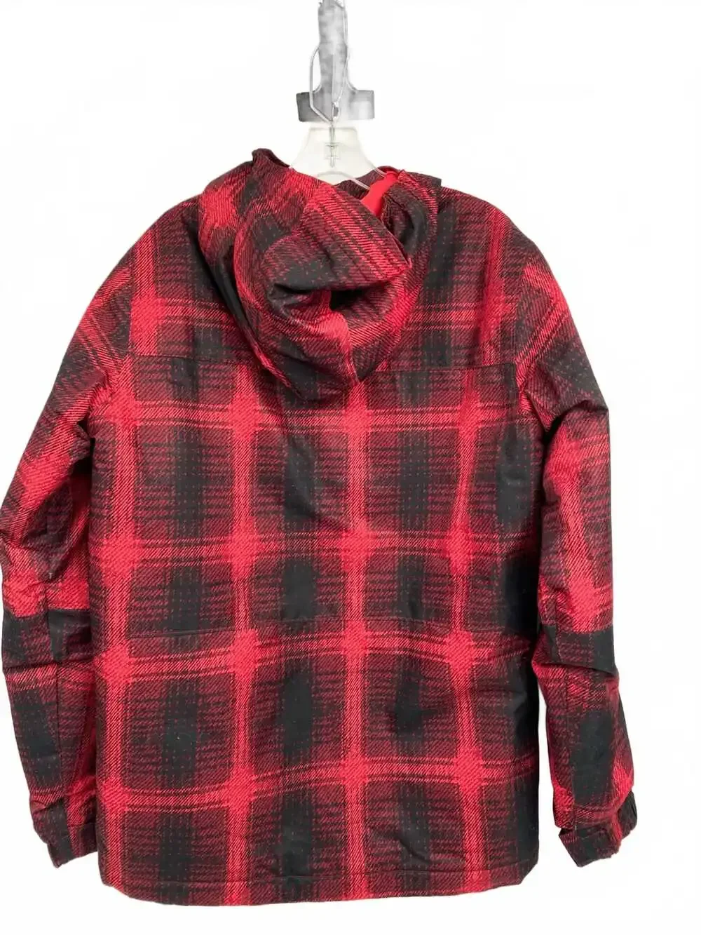 Columbia Boys Puffer Jacket Black Plaid | 14 Regular